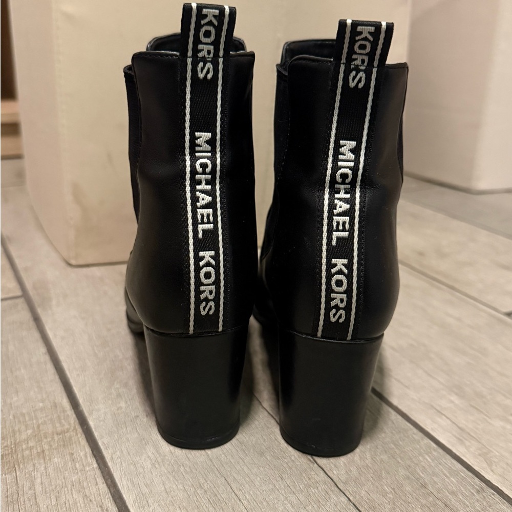 Michael Kors Black Ankle Boots - Picture 3 of 5